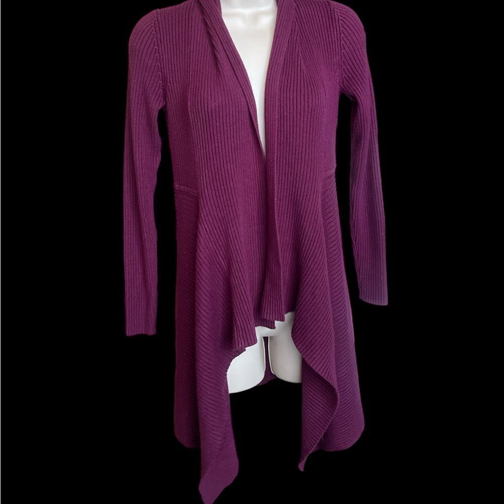 The Limited Women's Plum Open Front Cardigan super soft small